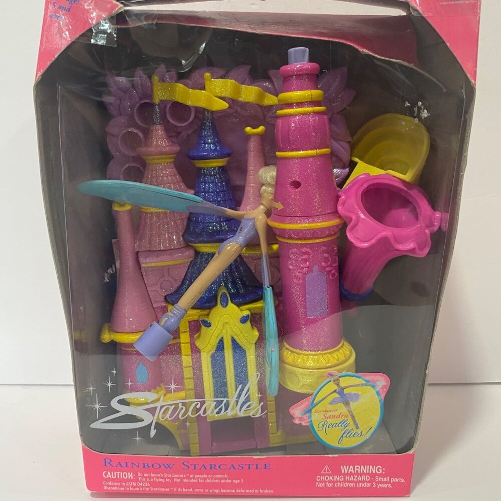Vintage Starcastles Rainbow Starcastle Playset Complete in Box 1980s Fairy Castl